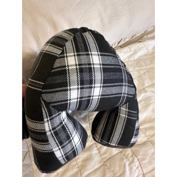 Darker Wavs Distortion Plaid Bear Keychain  zipper Plushie - Picture 4 of 6